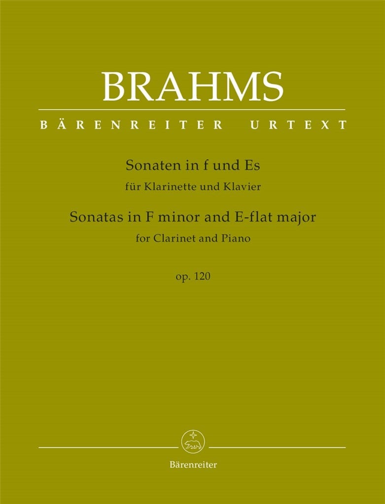 Sonatas for Clarinet and Piano op. 120